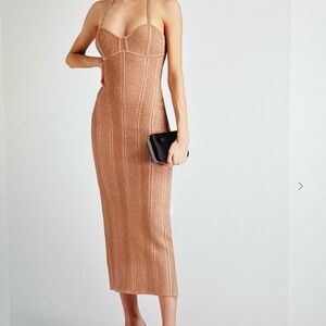 Herve Leger Halter Dress